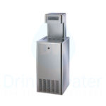 Column-mounted stainless steel water dispenser